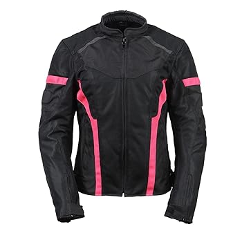 Amazon.com: Milwaukee Leather MPL2794 Black and Pink Mesh